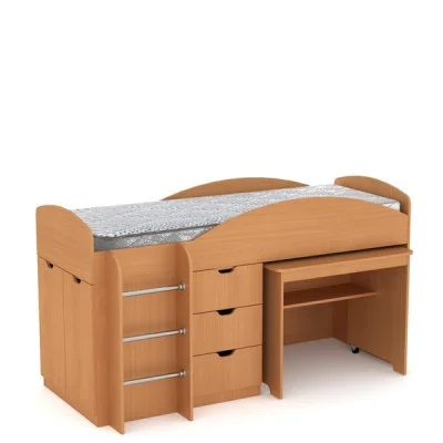 Loft bed Universal, beech